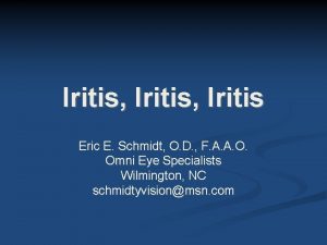 Eyeritis disease