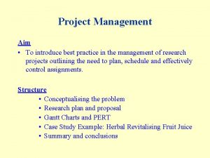 Aim project management Aim project management