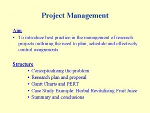 Aim project management