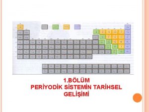 Modern periyodik sistem