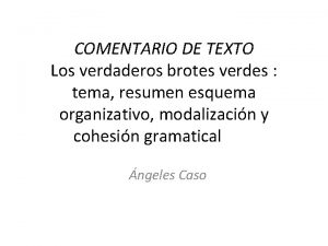 Modalizacion comentario de texto