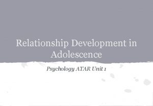 Dunphy's stages of adolescent group development