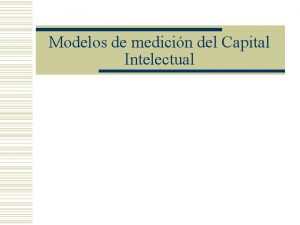 Modelo intelect (euroforum 1998) Modelo intelect (euroforum 1998)
