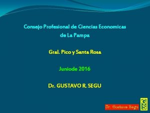 Consejo Profesional de Ciencias Economicas de La Pampa