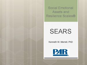 Social-emotional assets and resilience scales pdf