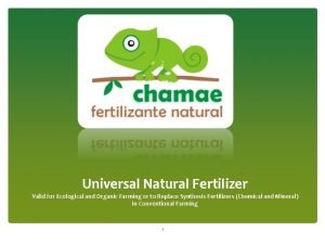 Chamae fertilizer