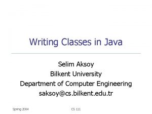 Selim aksoy bilkent
