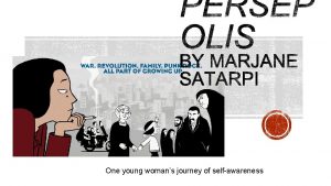 One young womans journey of selfawareness Who are