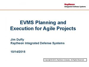 Agile evms Agile evms