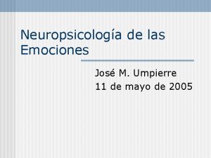 Emociones primarias y secundarias