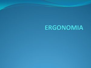 Ergonomia grego