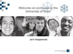 University of oulu exchange