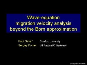 Waveequation migration velocity analysis beyond the Born approximation