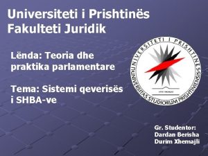 Universiteti i Prishtins Fakulteti Juridik Lnda Teoria dhe