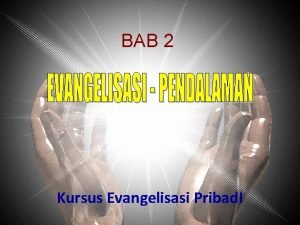 Kursus evangelisasi pribadi pdf