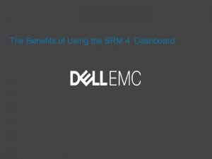 Srm dashboard Srm dashboard