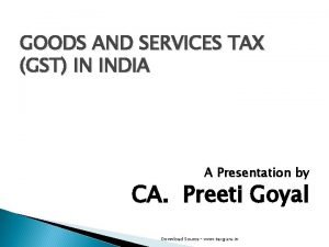 Direct tax and indirect tax