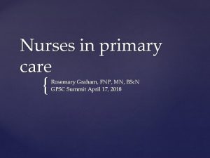 Rosemary graham nurse practitioner Rosemary graham nurse practitioner