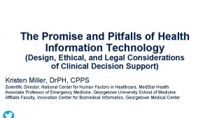 The Promise and Pitfalls of Health Information Technology