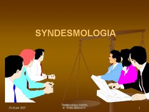 Syndesmologia