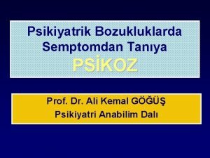 Prof dr ali kemal göğüş