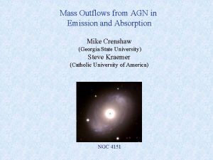 Mass Outflows from AGN in Emission and Absorption