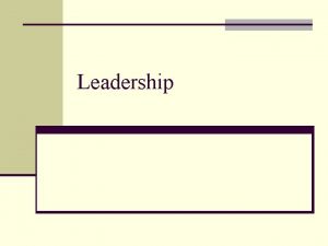 Transformational leadership factors the 4 i's