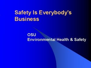 Osu environmental health and safety