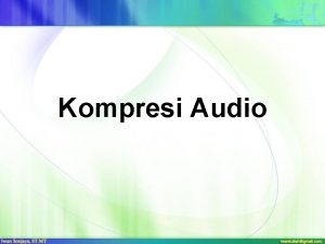 Kompresi audio