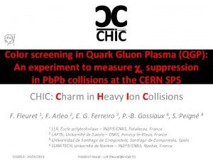 Color screening in Quark Gluon Plasma QGP An