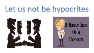 Hypocrite oxford dictionary