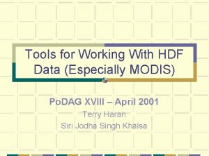 Hdf tools