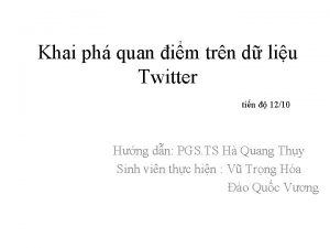 Khai ph quan im trn d liu Twitter