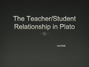 Plato teacher rok