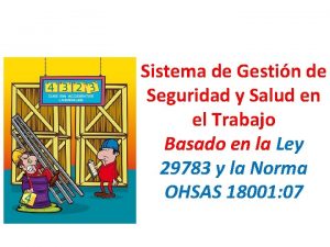 Sistema de Gestin de Seguridad y Salud en