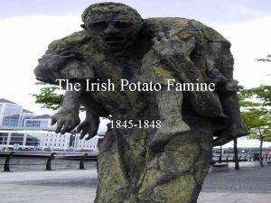 The Irish Potato Famine 1845 1848 Background on