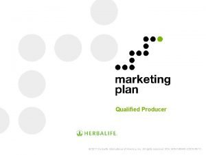 Qualified producer in herbalife