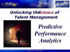 Unlocking the Science of Talent Management Predictive Performance