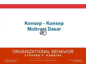 Organizational behavior robbins