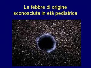 Fuo pediatria
