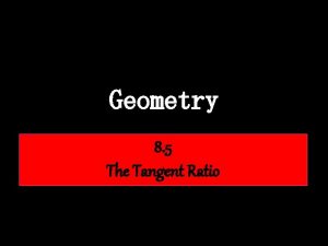Trigonometry tangent ratio