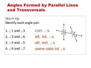 Parallel lines cut by a transversal solving equations Parallel lines cut by a transversal solving equations
