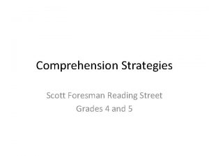 Scott foresman reading street grade 4