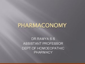 Pharmaconomy definition Pharmaconomy definition