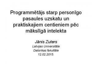 Janis zuters