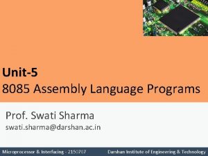 Assembly program