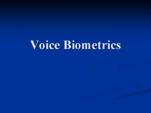 Passive voice biometrics