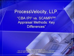 Process velocity