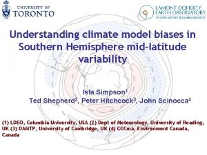 Understanding climate model biases in Southern Hemisphere midlatitude