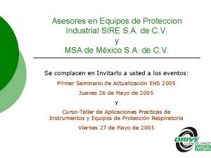 Asesores en Equipos de Proteccion Industrial SIRE S